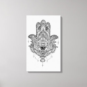 Toile Main de Hamsa