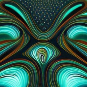 Toile Maison de plage avec vue sur l'océan