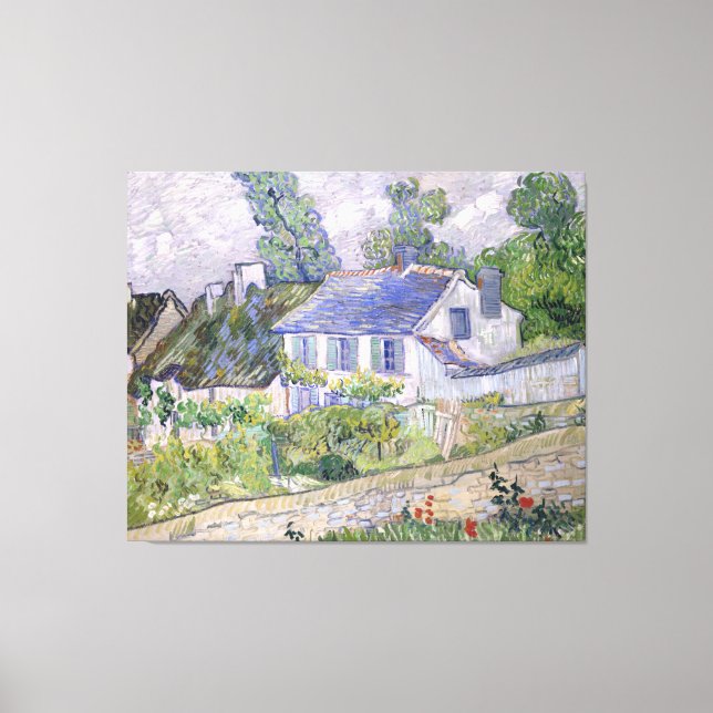 Toile Maisons à Auvers Vincent van Gogh (Recto)
