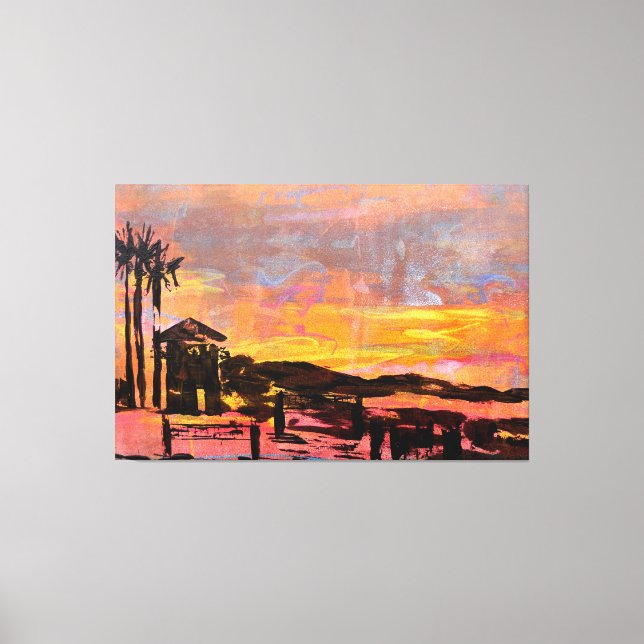 Toile maître nageur dana (Recto)