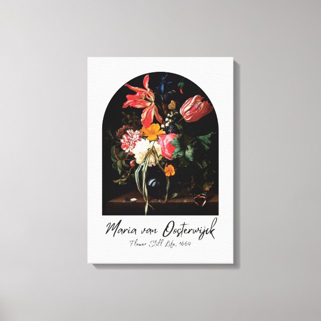 Toile Maîtres hollandais : une vie morte florale (Recto)