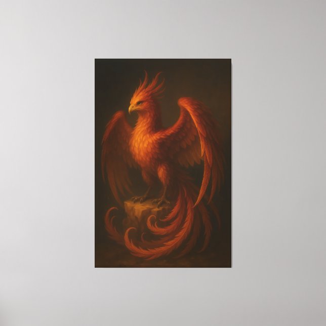 Toile Majestic Phoenix • Fine Art Canvas (Recto)
