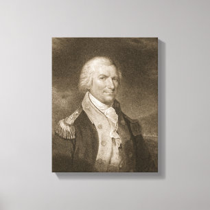 Toile Major Arthur St. Clair, gravé par Edward