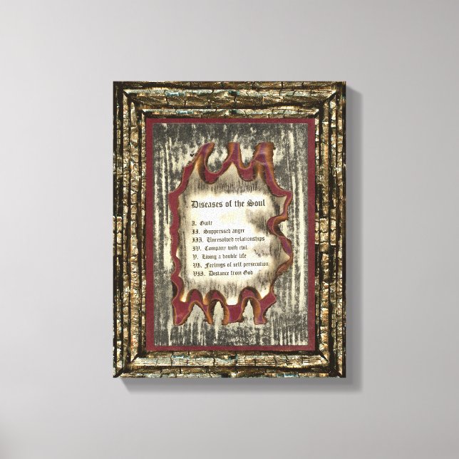 Toile Maladies de l'âme (Recto)