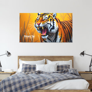 Toile Malayan Tiger, The Soul of the Malaysia Rainforest