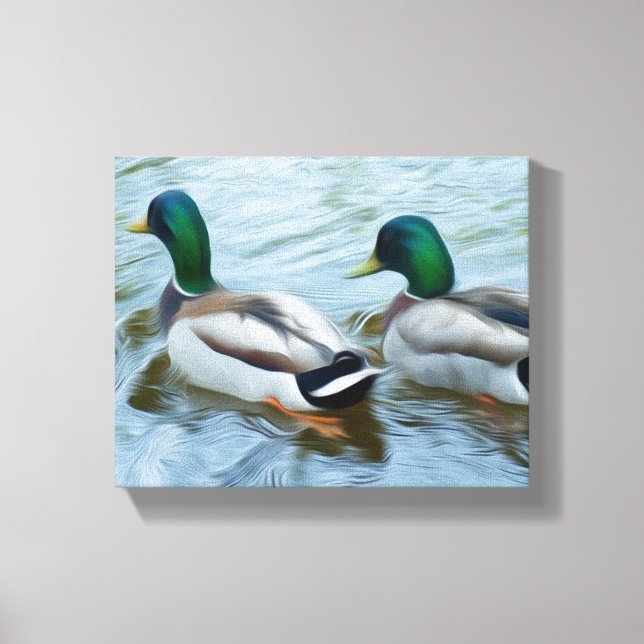 Toile Mallard Ducks (Recto)