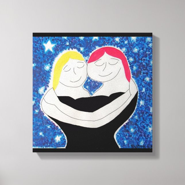 Toile Maman et moi (Recto)