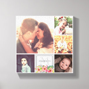 Toile Maman papa et les enfants