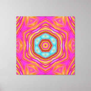 Toile Mandala du bonheur