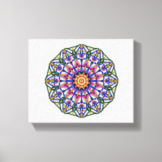 Toile Mandala en fleurs