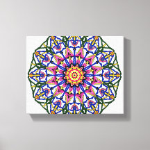 Mandala en fleurs