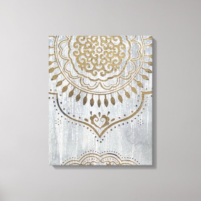 Toile Mandala Gold Design (Recto)