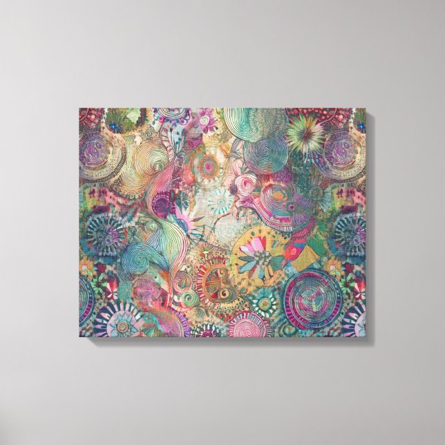 Toile Mandala Imaginaire Wall Art (Recto)