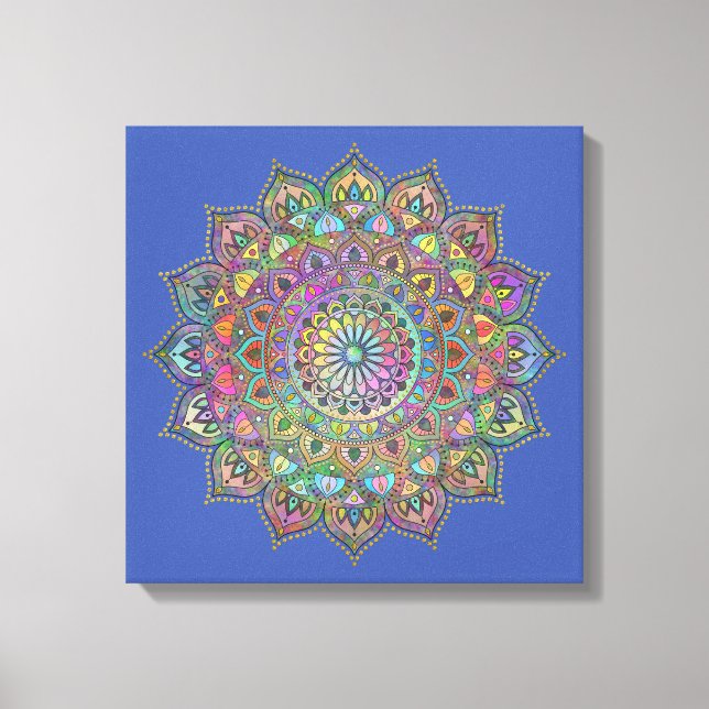 Toile Mandala Inde Style 1 (Recto)