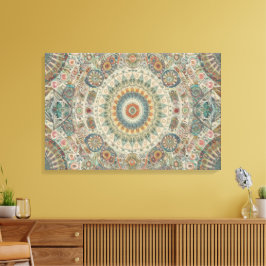 Toile Mandala Mosaic Wall Art