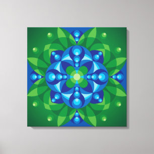 Toile Mandala se réveillant