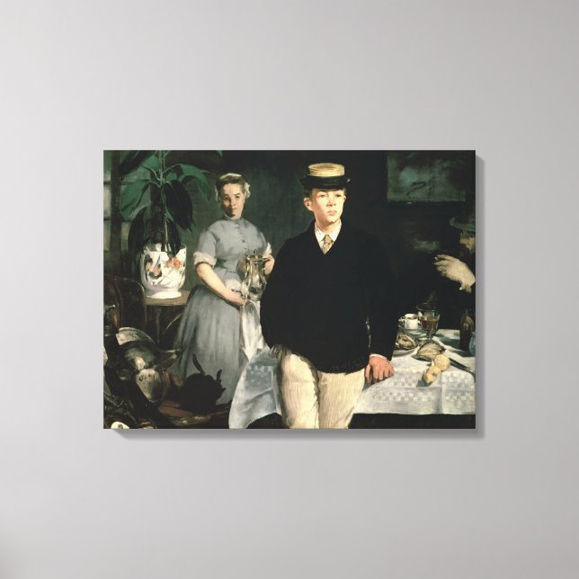 Toile Manet | Déjeuner au Studio, 1868 (Recto)