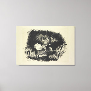 Toile Manet Le Corbeau, 1875