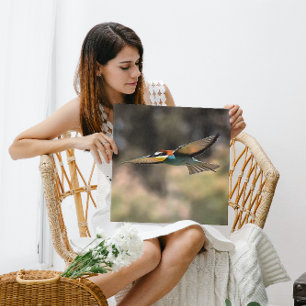 Toile Manger d'abeilles en vol Réaliste