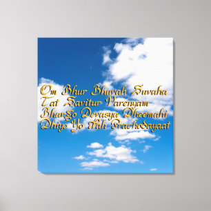 Toile Mantra de Gayatri