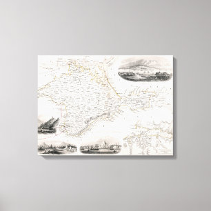 Toile MAP : CRIMEA, c1855