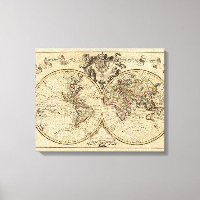 Toile Mappemonde (Recto)
