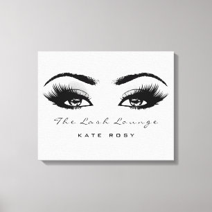 Toile Maquillage Artiste Beauté Lashes Extension Grey