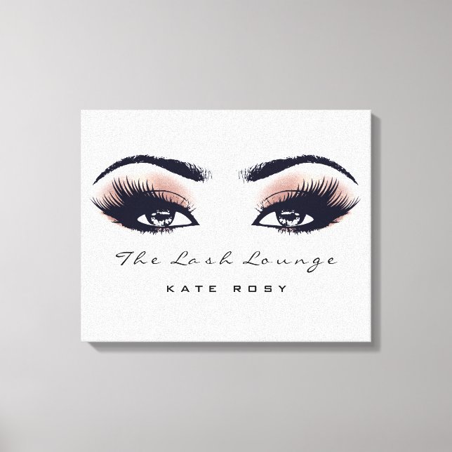 Toile Maquillage rose Artiste Beauté Damask Lashes (Recto)