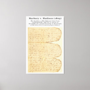 Toile Marbury v. Madison, 5 États-Unis 137 (1803)