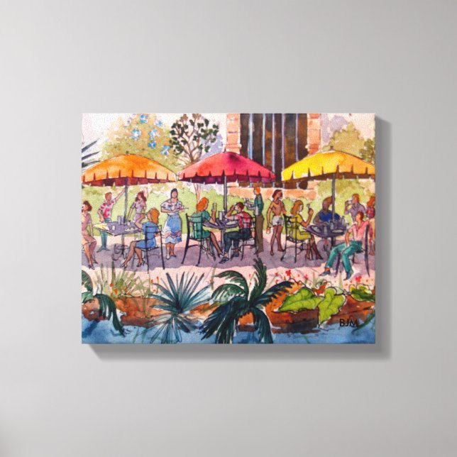 Toile Marche de la rivière San Antonio (Recto)