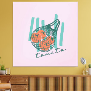 Toile Marché de producteurs de tomates fantaisistes Ital