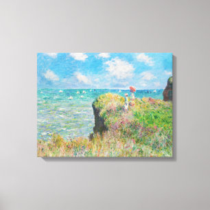 Toile Marche Monet Cliff à Pourville