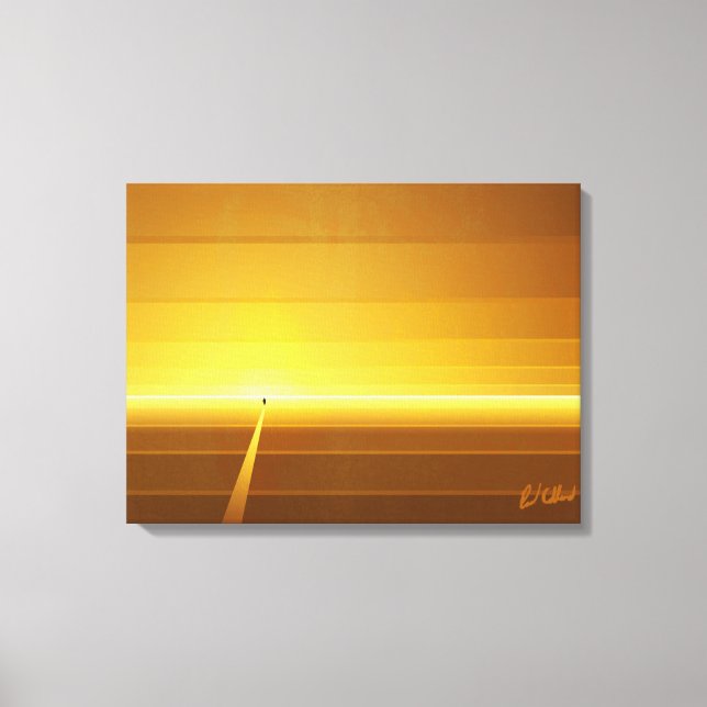 Toile Marcher sur la ligne (Recto)