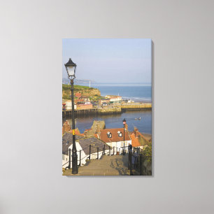Toile Marches menant au port, Whitby, Nord