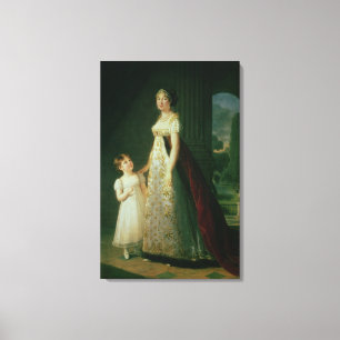 Toile Maria Caroline Bonaparte, reine de Naples