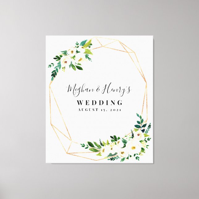 Toile Mariage Affiche de bienvenue, Affiche de bienvenue (Recto)