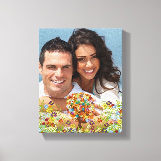 Toile Mariage de la branche côté forêt enchantée (Recto)