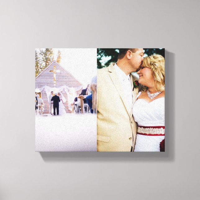 Toile Mariage Souvenirs Mariée Groom Wrapped Canvas (Recto)