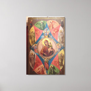 Toile Marie, Jésus et les Anges