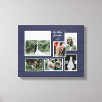 Marine Rustic Mariage Collage 6 Photographie Scrip