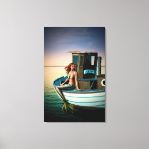 TOILE MARMAID ARTISANAL IMPRIMER DES CANVAS STRETCHÉS