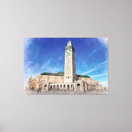 Toile Maroc Casablanca Mosquée Hassan 2 Islamique