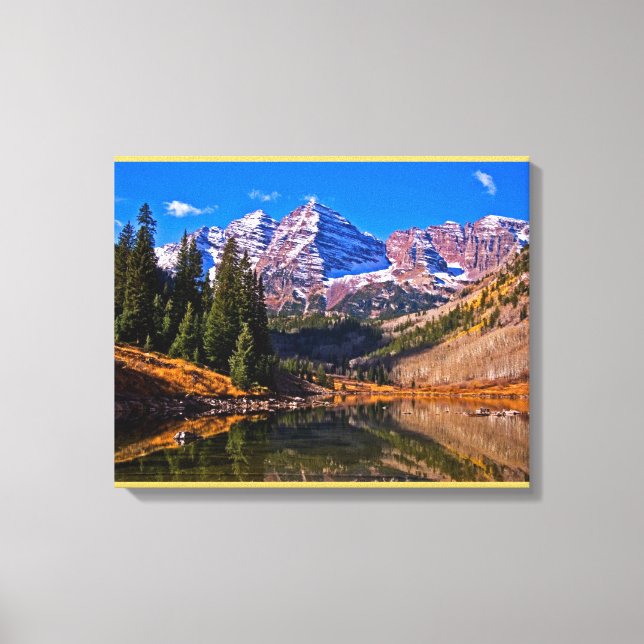 Toile Maroon bells (Recto)
