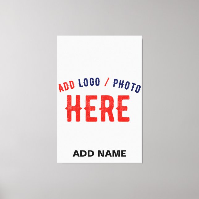 TOILE MARQUE BLANCHE MODERNE ET PERSONNALISABLE VÉRIFIÉE (Recto)