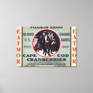 Toile Marque de canneberges d'Eatmor de pèlerin de Cape
