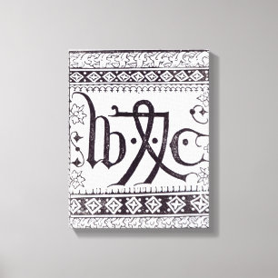 Toile Marque de l'impression de William Caxton