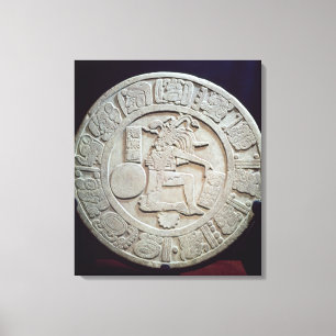 Toile Marqueur maya de cour de boule, de Chinkultic