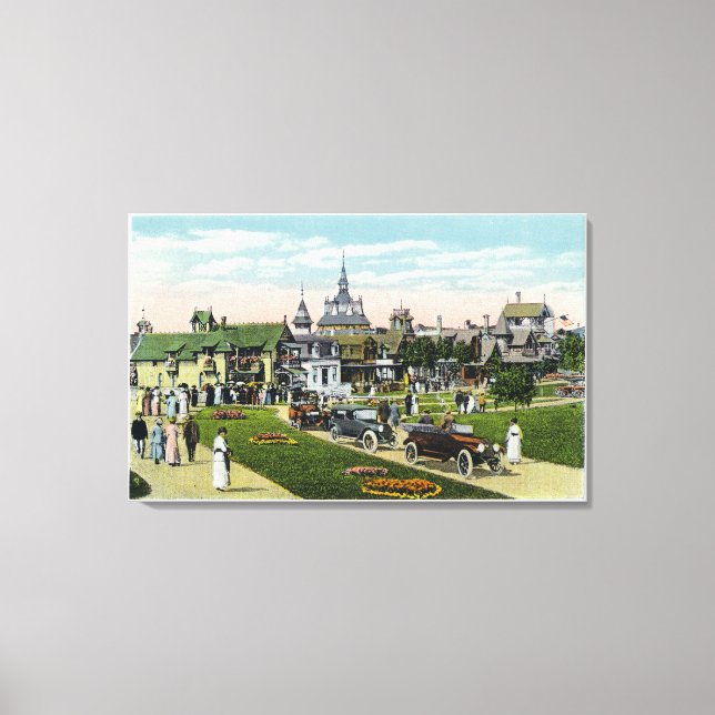 Toile Martha's Vineyard, Vue sur Ocean Avenue (Recto)