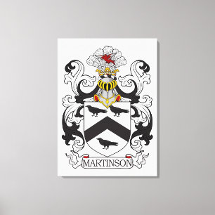 Toile Martinson Family Crest