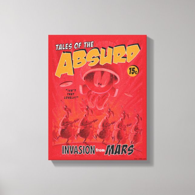 Toile MARVIN MARTIAN™ Retro Invasion from Mars Comic (Recto)